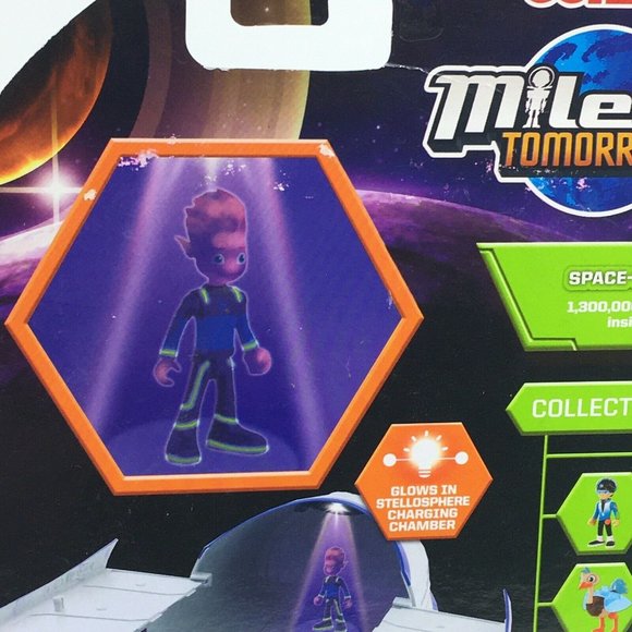 Disney Junior Miles From Tomorrowland Pip Action Figure Tomy Pink Space 3" New - Picture 5 of 12